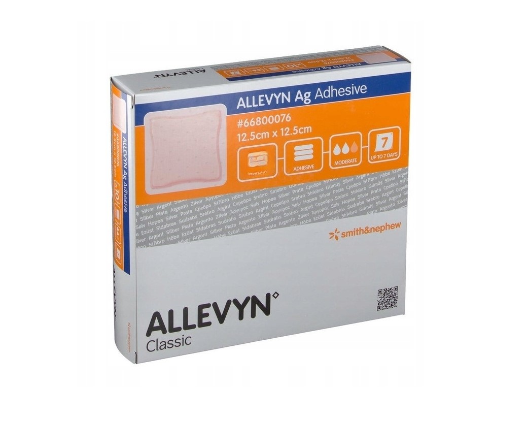 Allevyn Ag Kleber 12,5* 12,5cm 1St.